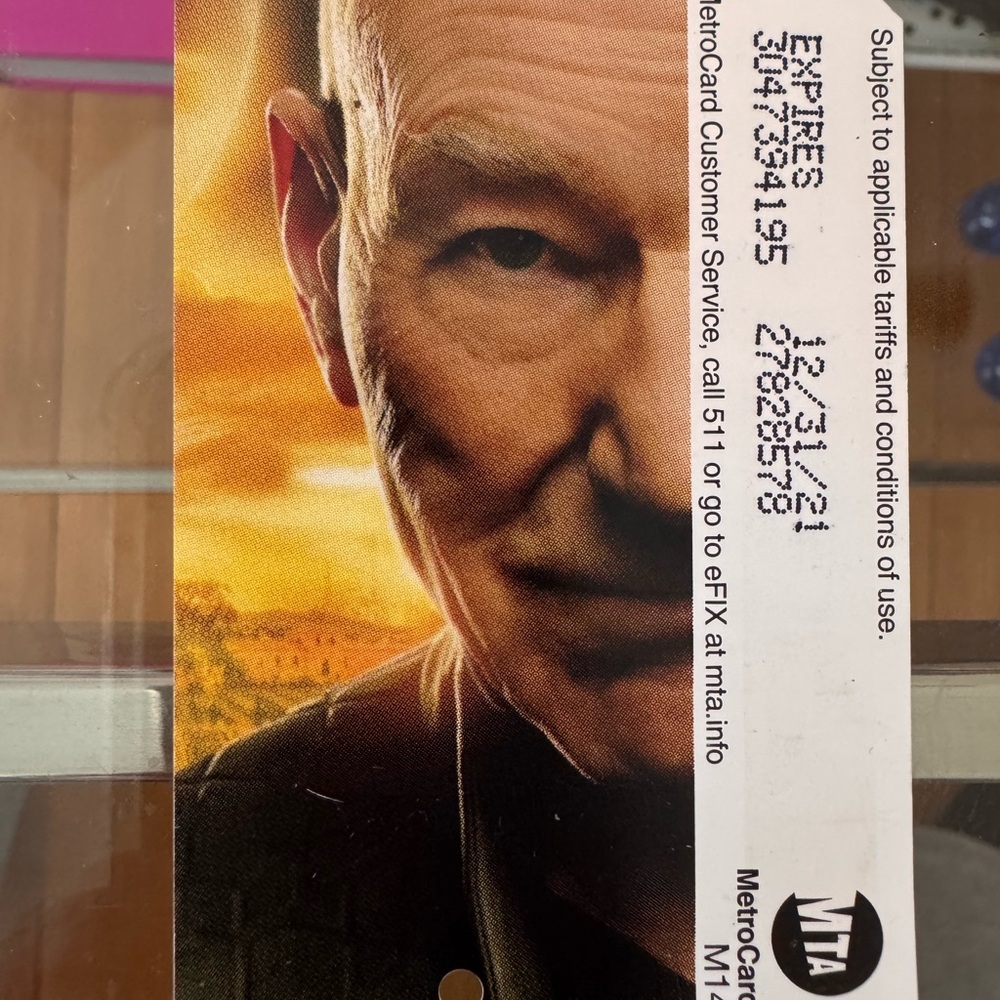 MTA MetroCard with Portrait Design